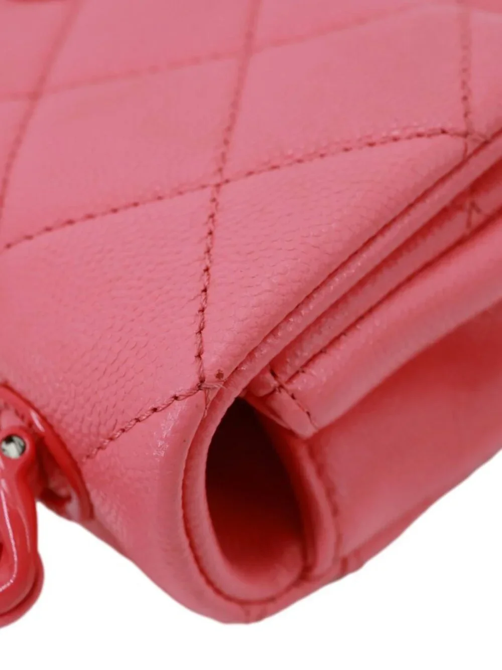 Chanel My Everything Flap Small Quilted Caviar Leather Shoulder Bag Pink